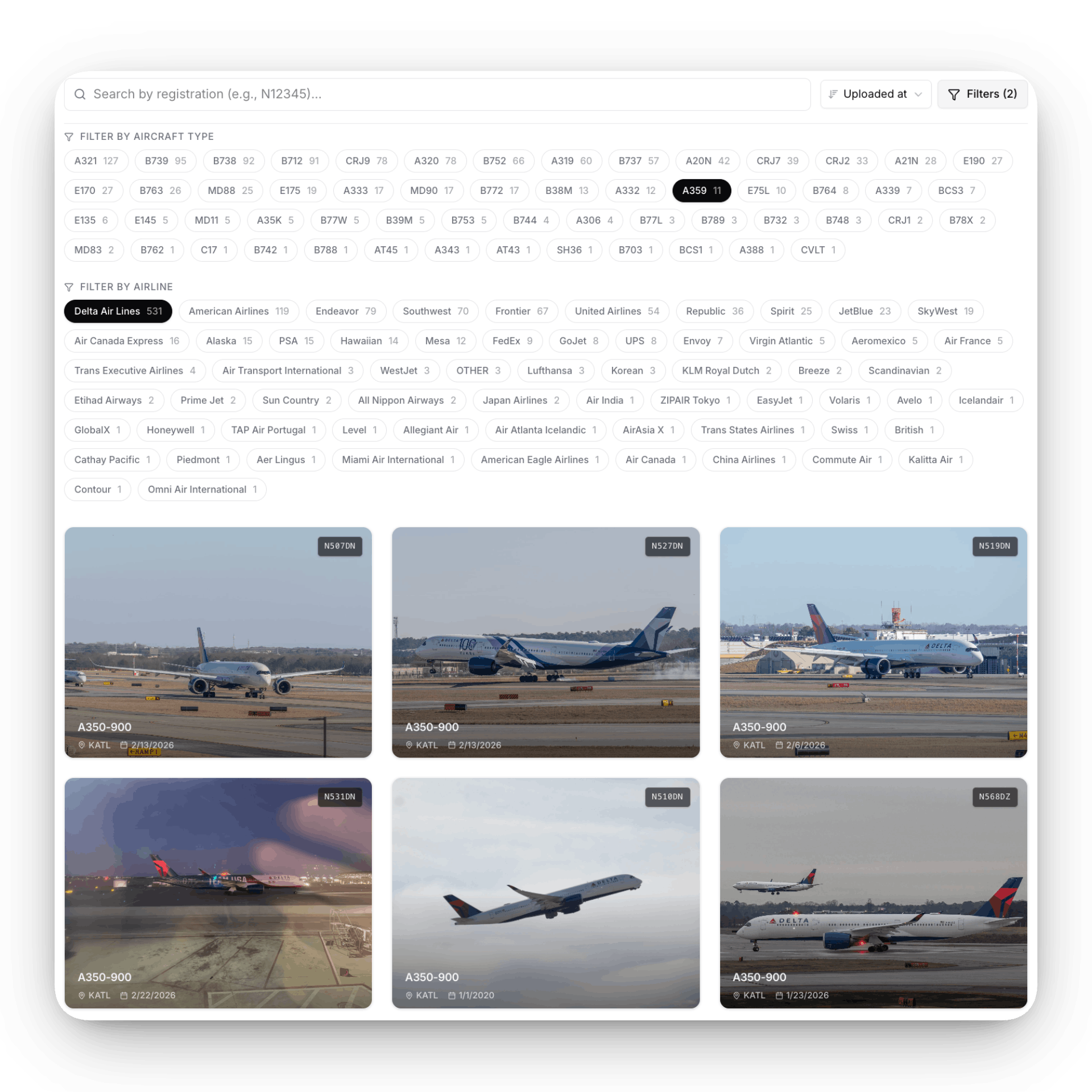 Photo filtering and search